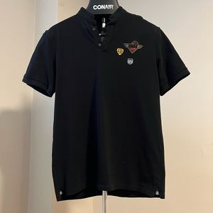 Kooples Monk collar polo